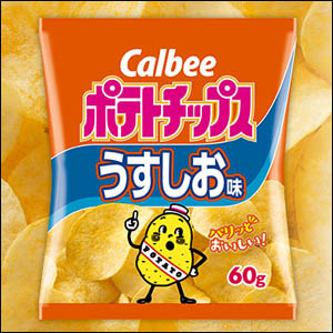 [CALBEE] 일본 대표 간식 카루비 포테토칩 4가지맛-도톤보리몰